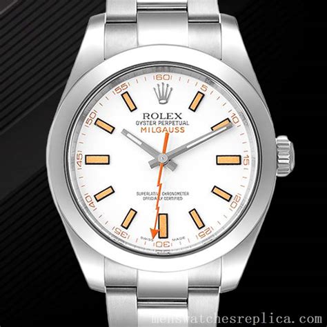 rolex milgauss best replica|rolex milgauss 116400 white dial.